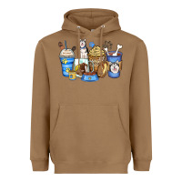 Toasted Coconut siberian husky coffee cups Heavyweight Hoodie - Zillion Design Studio