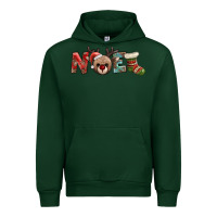 Forest Green noel with sock and reindeer Urban Hoodie - AdoDesignShop