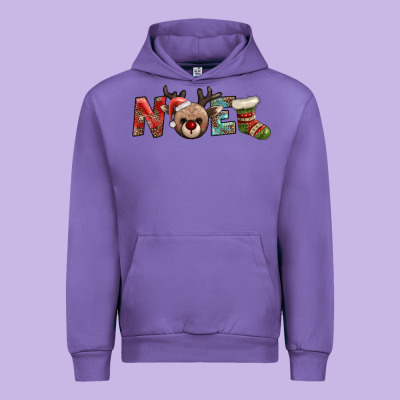 Noel With Sock And Reindeer Urban Hoodie Designed By Adodesignshop