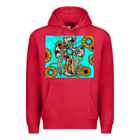 Cardinal cross tumbler Premium Hoodie - JahusDesignShop