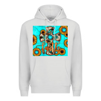 Dove Grey cross tumbler Premium Hoodie - JahusDesignShop