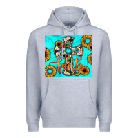 Heather Grey cross tumbler Premium Hoodie - JahusDesignShop