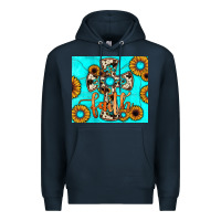 Navy cross tumbler Premium Hoodie - JahusDesignShop