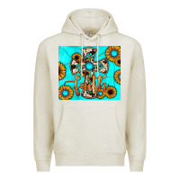 Oatmeal Heather cross tumbler Premium Hoodie - JahusDesignShop