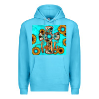 Ocean Blue cross tumbler Premium Hoodie - JahusDesignShop