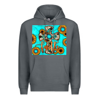 Rock cross tumbler Premium Hoodie - JahusDesignShop