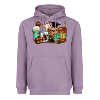 Lavender lawyer coffee cups Heavyweight Hoodie - Zillion Design Studio