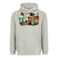 Moon Dust lawyer coffee cups Heavyweight Hoodie - Zillion Design Studio