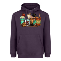 Plum lawyer coffee cups Heavyweight Hoodie - Zillion Design Studio