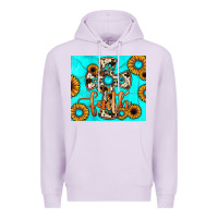 Lilac cross tumbler Premium Hoodie - JahusDesignShop