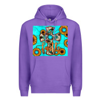 Purple cross tumbler Premium Hoodie - JahusDesignShop