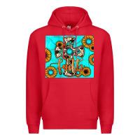 Red cross tumbler Premium Hoodie - JahusDesignShop
