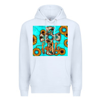 White cross tumbler Premium Hoodie - JahusDesignShop
