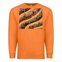 Carrot melanin leopard glitter Premium Sweatshirt - Zillion Design Studio