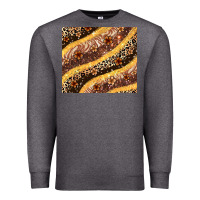 Charcoal Heather melanin leopard glitter Premium Sweatshirt - Zillion Design Studio