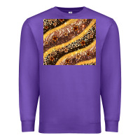 Purple melanin leopard glitter Premium Sweatshirt - Zillion Design Studio