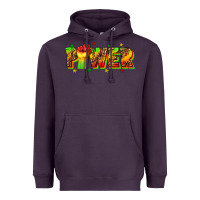 Plum power juneteenth Heavyweight Hoodie - texasbilliewilder