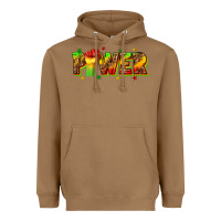Toasted Coconut power juneteenth Heavyweight Hoodie - texasbilliewilder