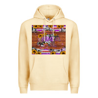 Pina Colada mama bear sunflowers purple Premium Hoodie - Jasminsmagicworld