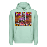 Seafoam mama bear sunflowers purple Premium Hoodie - Jasminsmagicworld