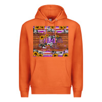 Carrot mama bear sunflowers purple Premium Hoodie - Jasminsmagicworld