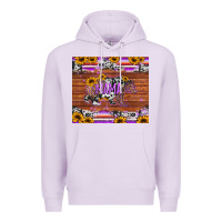 Lilac mama bear sunflowers purple Premium Hoodie - Jasminsmagicworld