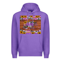 Purple mama bear sunflowers purple Premium Hoodie - Jasminsmagicworld