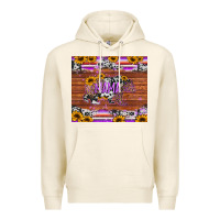 Tofu mama bear sunflowers purple Premium Hoodie - Jasminsmagicworld