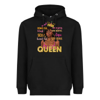 Black queen afro woman Heavyweight Hoodie - texasbilliewilder