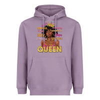 Lavender queen afro woman Heavyweight Hoodie - texasbilliewilder