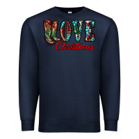 Navy christmas love boots Premium Sweatshirt - RanaPortraitStore