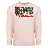 Pale Pink christmas love boots Premium Sweatshirt - RanaPortraitStore