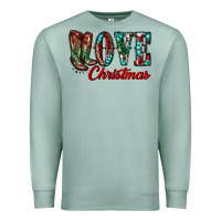 Seafoam christmas love boots Premium Sweatshirt - RanaPortraitStore
