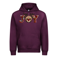 Mauve Wine joy reindeer Urban Hoodie - AdoDesignShop