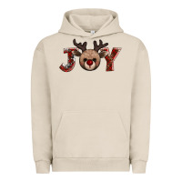 Pigment French Oak joy reindeer Urban Hoodie - AdoDesignShop