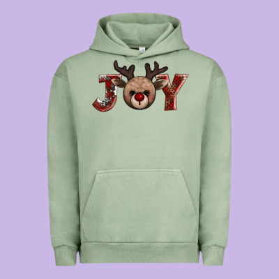 Joy Reindeer Urban Hoodie Designed By Adodesignshop