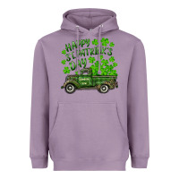 Lavender Happy st. patrick's day shamrock farm truck Heavyweight Hoodie - RanaPortraitStore
