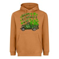 Meerkat Happy st. patrick's day shamrock farm truck Heavyweight Hoodie - RanaPortraitStore