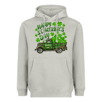 Moon Dust Happy st. patrick's day shamrock farm truck Heavyweight Hoodie - RanaPortraitStore