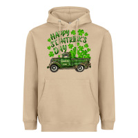 Mushroom Happy st. patrick's day shamrock farm truck Heavyweight Hoodie - RanaPortraitStore