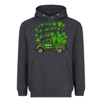 Smoke Happy st. patrick's day shamrock farm truck Heavyweight Hoodie - RanaPortraitStore
