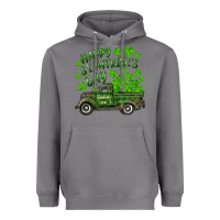 Storm Happy st. patrick's day shamrock farm truck Heavyweight Hoodie - RanaPortraitStore