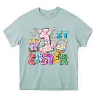 Arona My 1st Easter Heavy Core Tee - CowhideDigitalArt