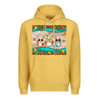 Antique Gold summer gnomes Premium Hoodie - Artiststas