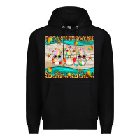 Black summer gnomes Premium Hoodie - Artiststas