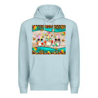 Blue Mist summer gnomes Premium Hoodie - Artiststas