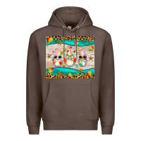 Coffee summer gnomes Premium Hoodie - Artiststas