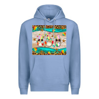 Colony Blue summer gnomes Premium Hoodie - Artiststas