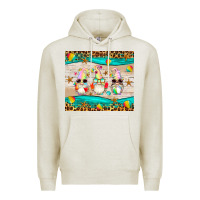 Oatmeal Heather summer gnomes Premium Hoodie - Artiststas