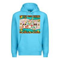 Ocean Blue summer gnomes Premium Hoodie - Artiststas